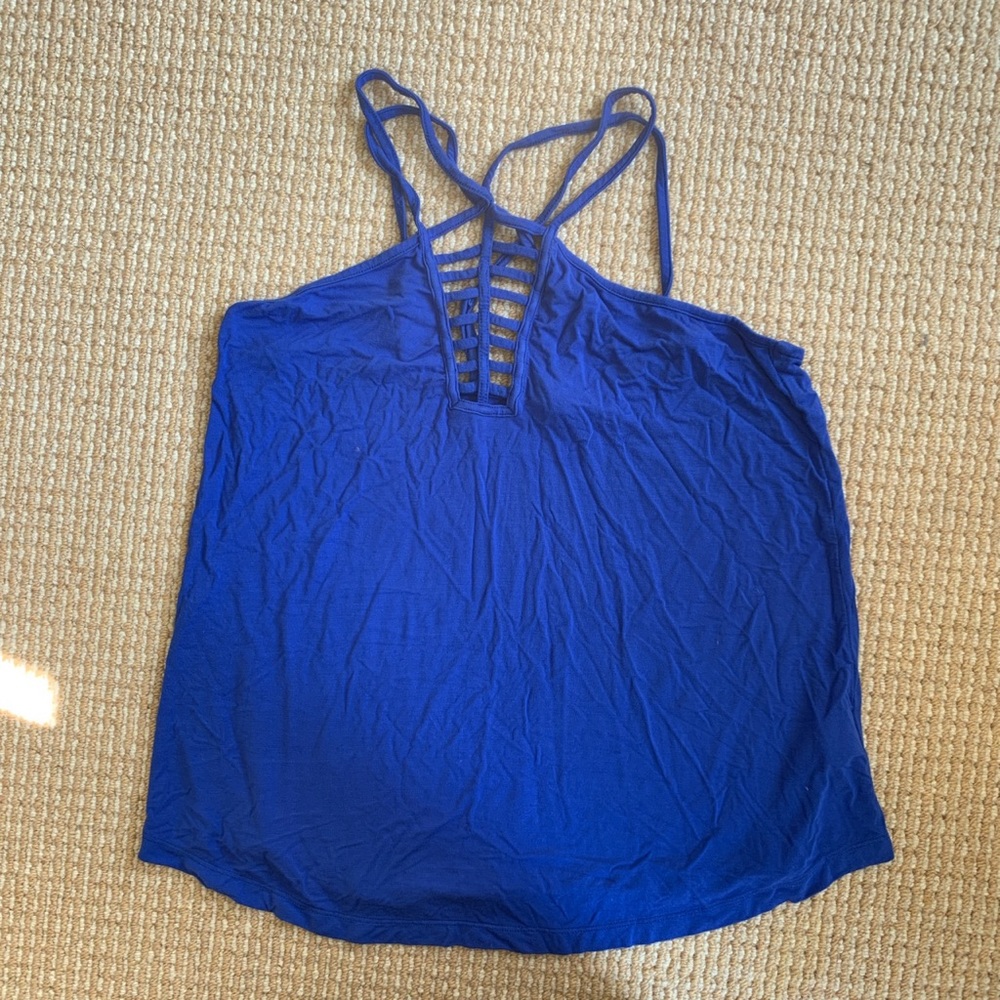 Cross body tank top women’s M